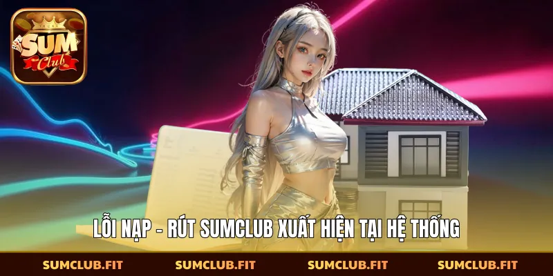 Lỗi nạp - Rút SUMCLUB xuất hiện tại hệ thống